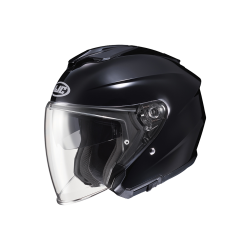 HJC I30 SOLID BLACK 3/4 HELMET