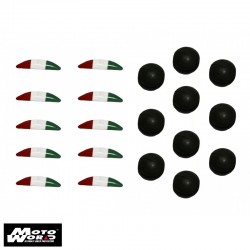 BREMBO Kit Tricolor Stickers and Rubber Cap