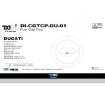 DMV Dán Nắp Thùng Xăng Cho Xe Ducati