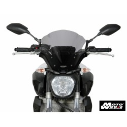 MRA Kính Chắn Gió Racing NRM cho YAMAHA MT-07 14-17 - Xám Khói