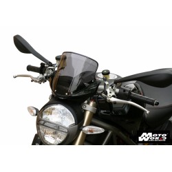 MRA Kính Chắn Gió Touring T cho DUCATI Monster 696/796/1100 - Xám Khói