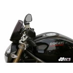 MRA Kính Chắn Gió Touring T cho DUCATI Monster 696/796/1100 - Xám Khói