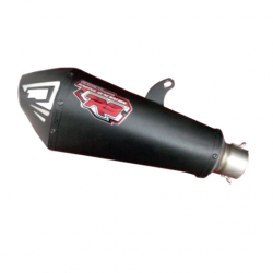 R9 Exhaust Assen BLACK for YAMAHA EXCITER 150